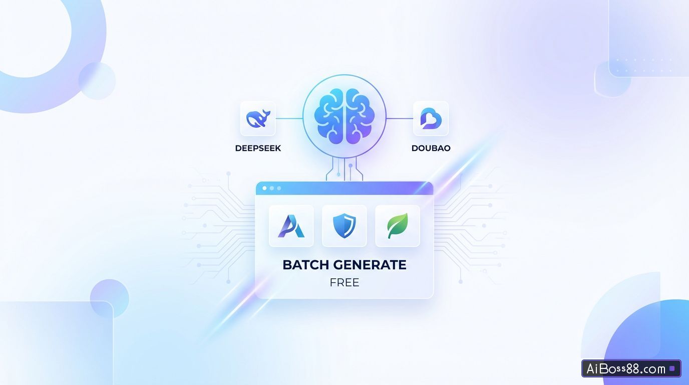 如何用AI设计LOGO，DeepSeek+豆包免费批量生成