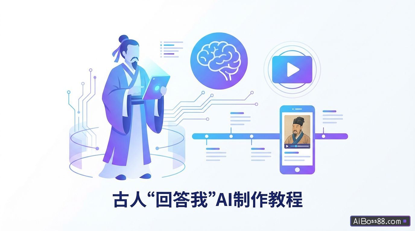 古人“回答我”视频爆火，如何用AI制作古人复活视频？