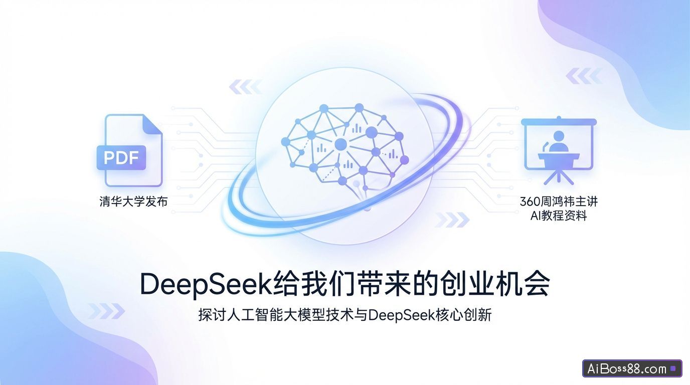 360周鸿祎《DeepSeek给我们带来的创业机会》（PDF文件） - AI教程资料