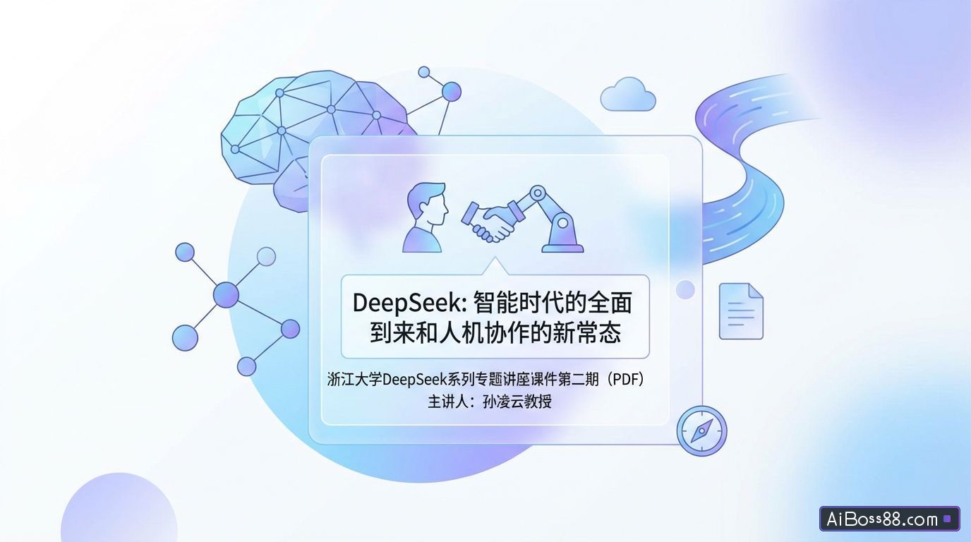 浙江大学DeepSeek系列专题讲座课件第二期（PDF文件） – AI教程资料