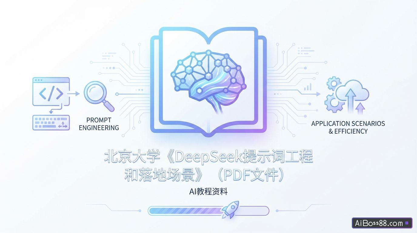 北京大学《DeepSeek提示词工程和落地场景》（PDF文件） - AI教程资料
