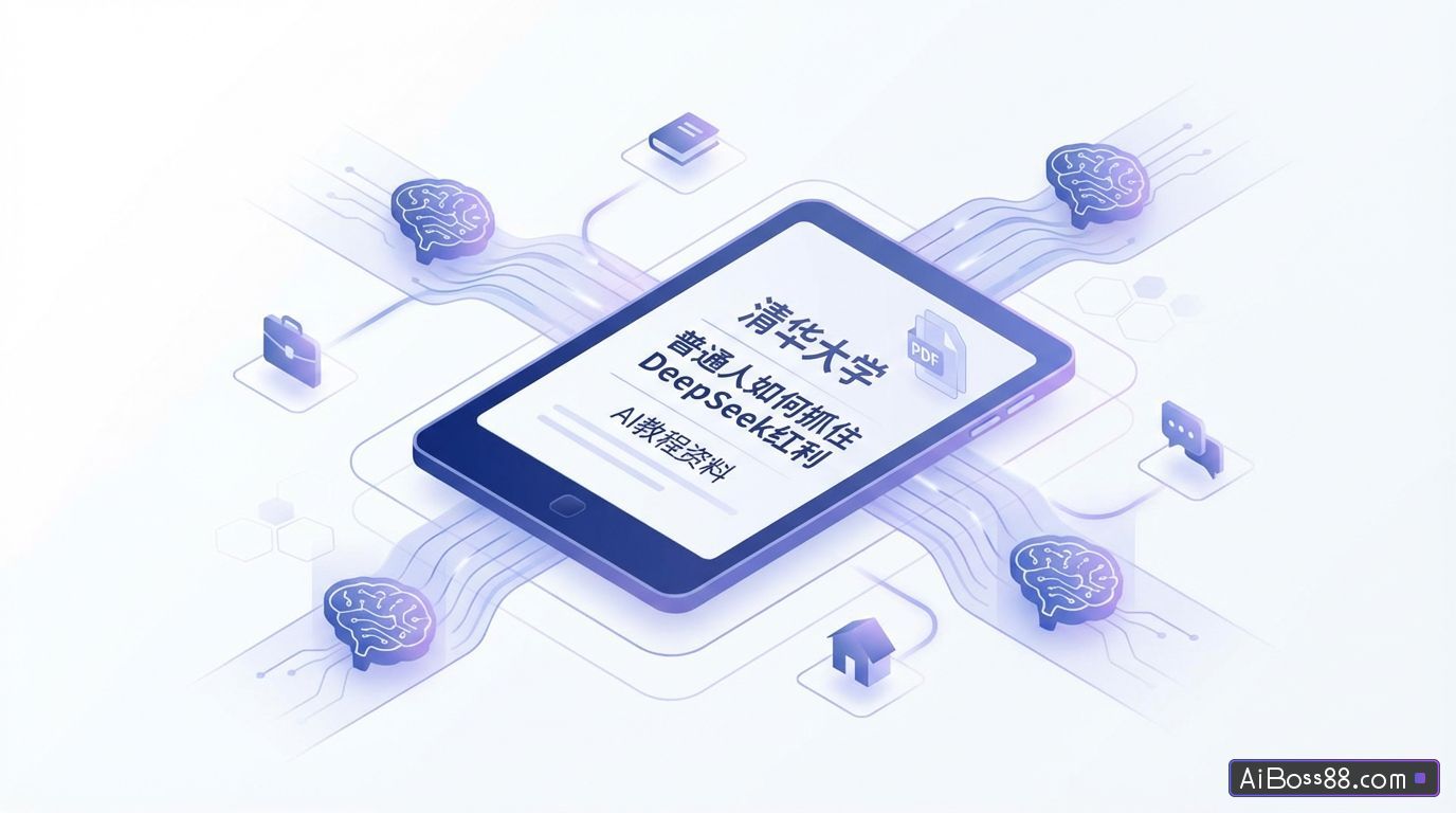 清华大学《普通人如何抓住DeepSeek红利 》（PDF文件）- AI教程资料