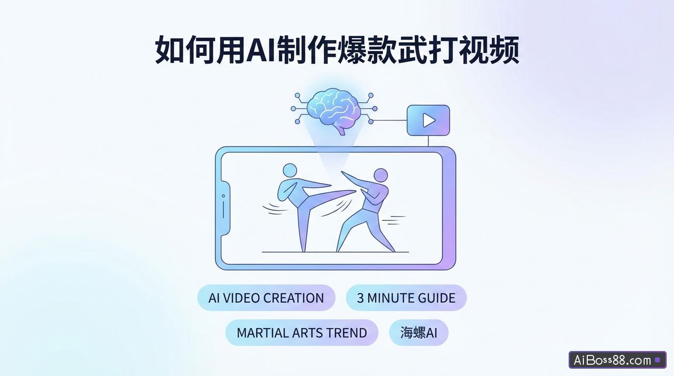 如何用AI制作爆款武打视频，3分钟学会