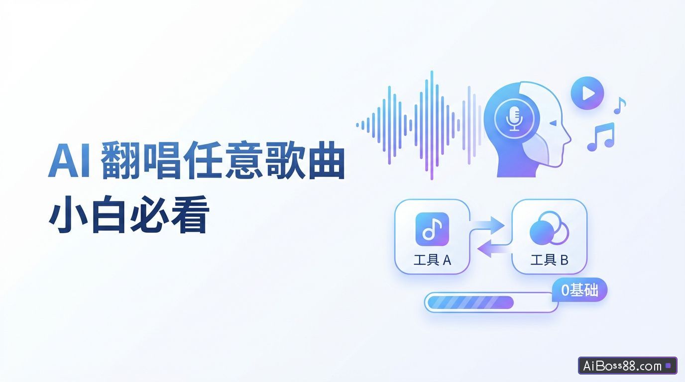 如何用AI免费翻唱任意歌曲，小白必看