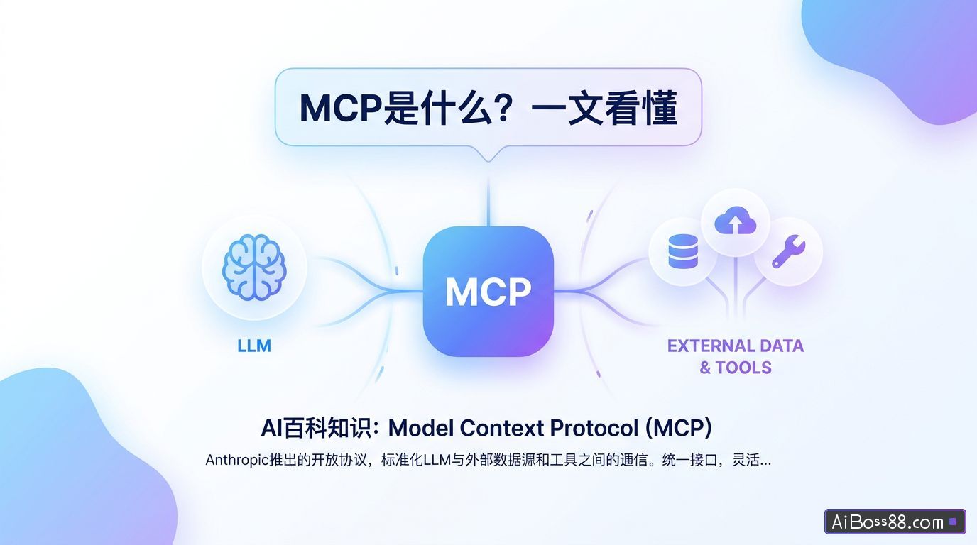MCP是什么？一文看懂 - AI百科知识