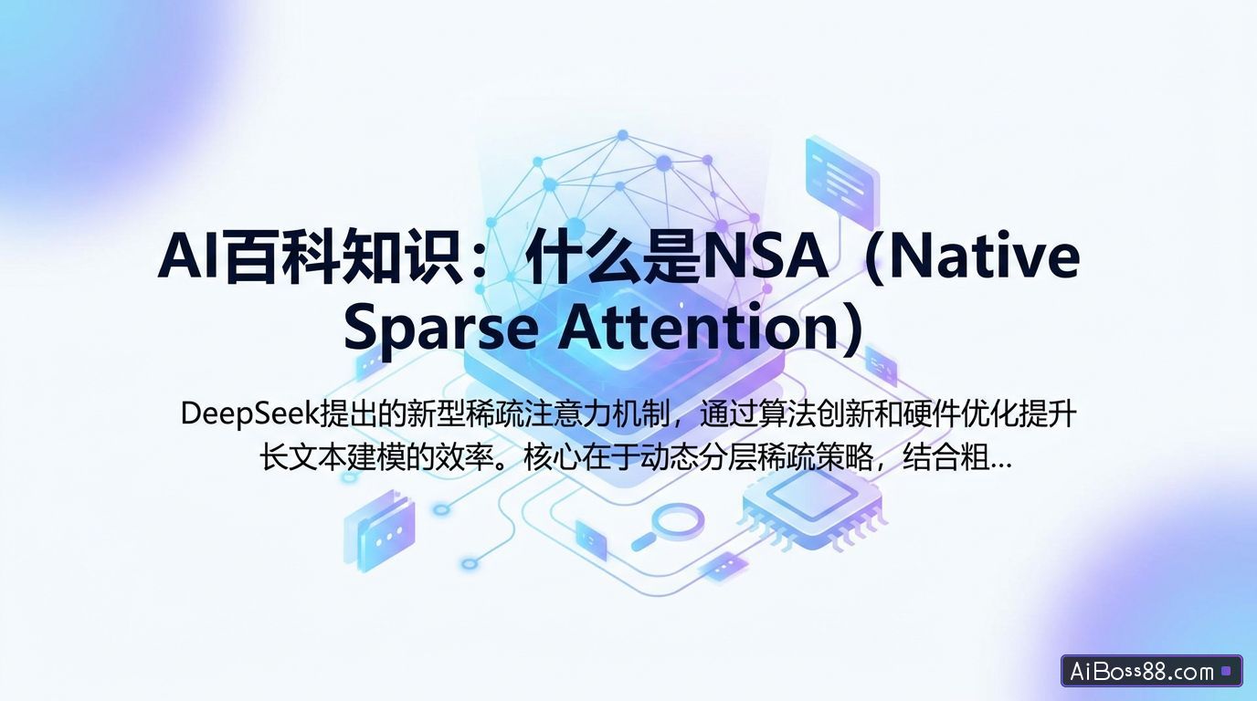 什么是NSA（Native Sparse Attention） - AI百科知识