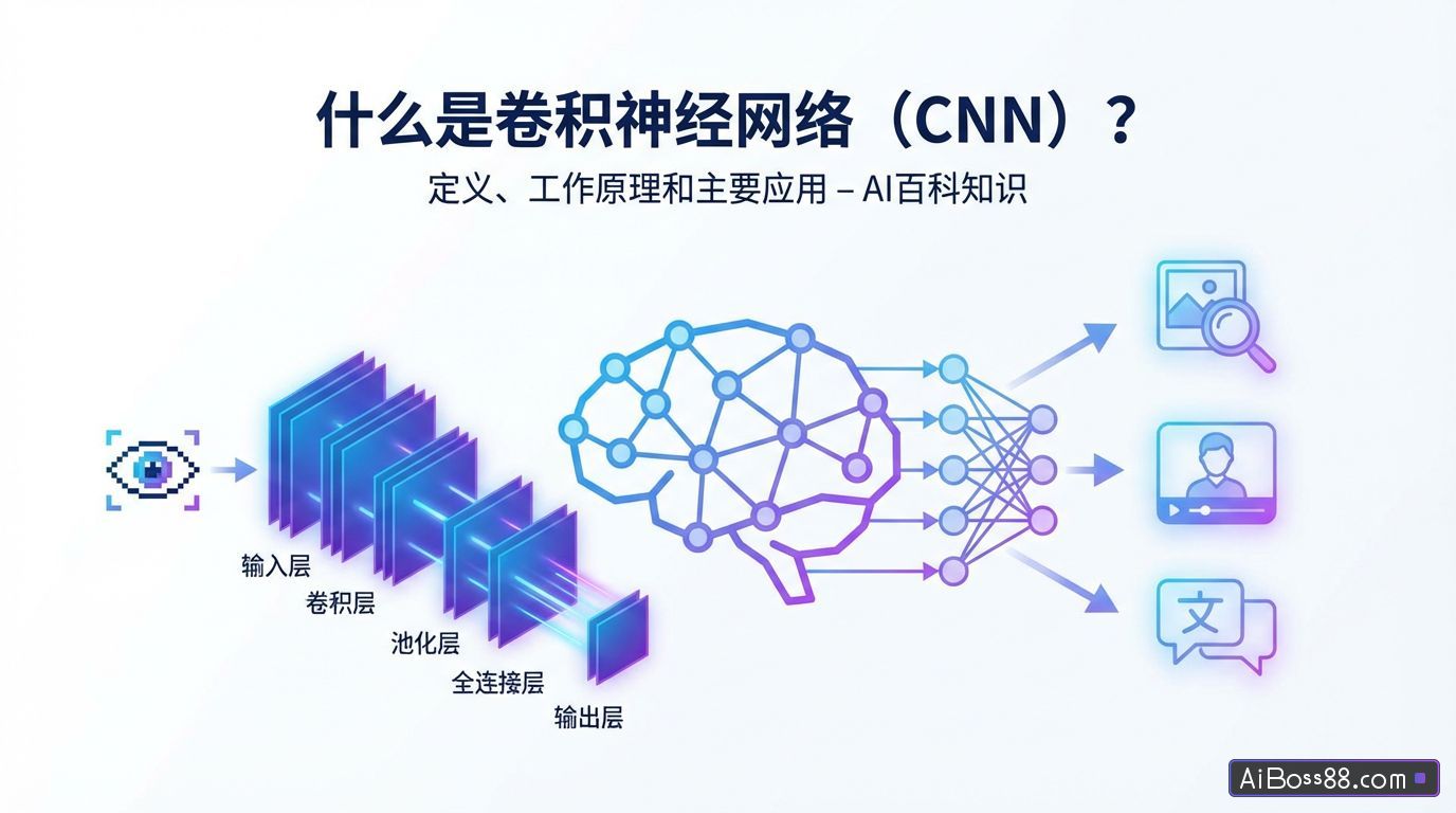 什么是卷积神经网络（CNN）？定义、工作原理和主要应用 - AI百科知识