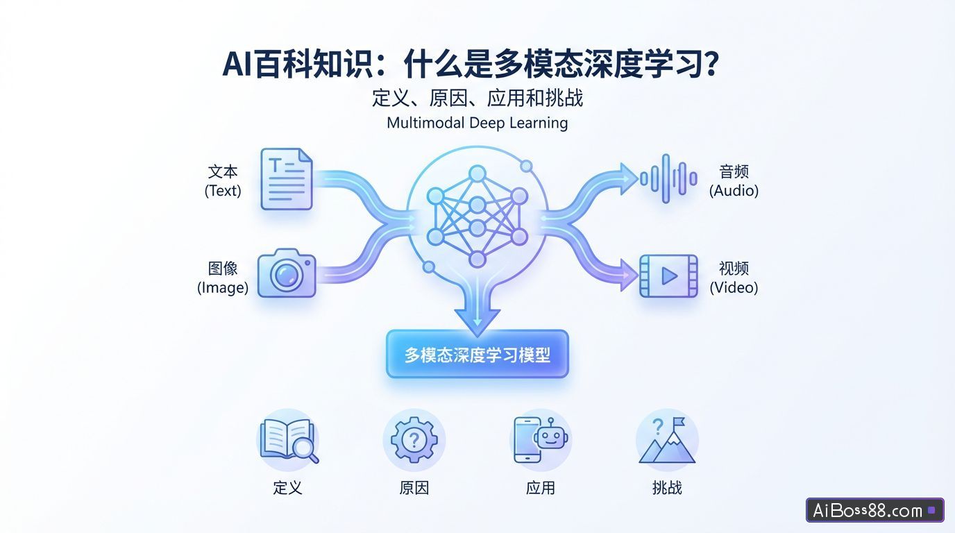 什么是多模态深度学习？定义、原因、应用和挑战 - AI百科知识