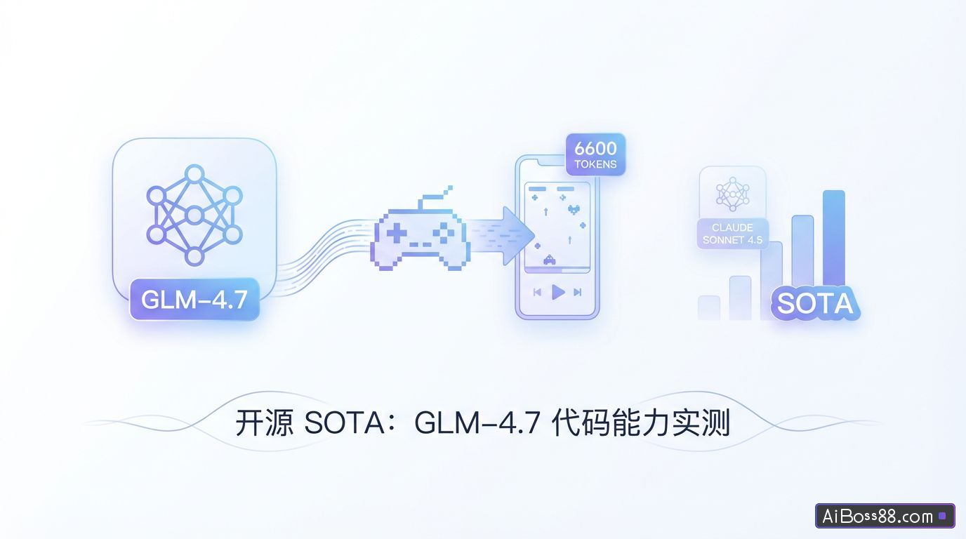 实测GLM-4.7，代码能力超过 Claude Sonnet 4.5 成为开源 SOTA