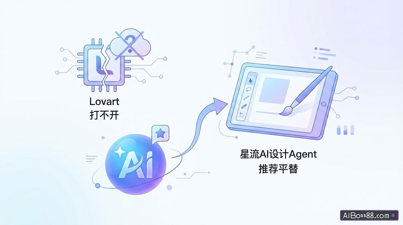 Lovart 为什么打不开？推荐用星流AI设计Agent平替