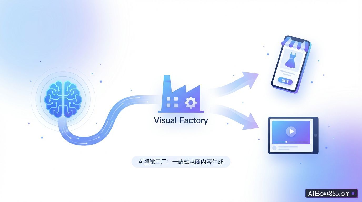 如何用AI制作电商效果图和视频，视觉工厂提供一站式服务