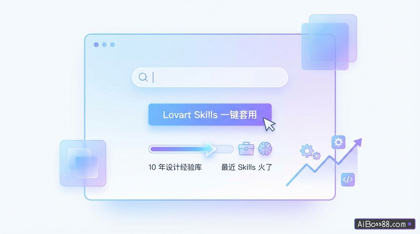 Lovart Skills 怎么用？一键套用 10 年设计经验