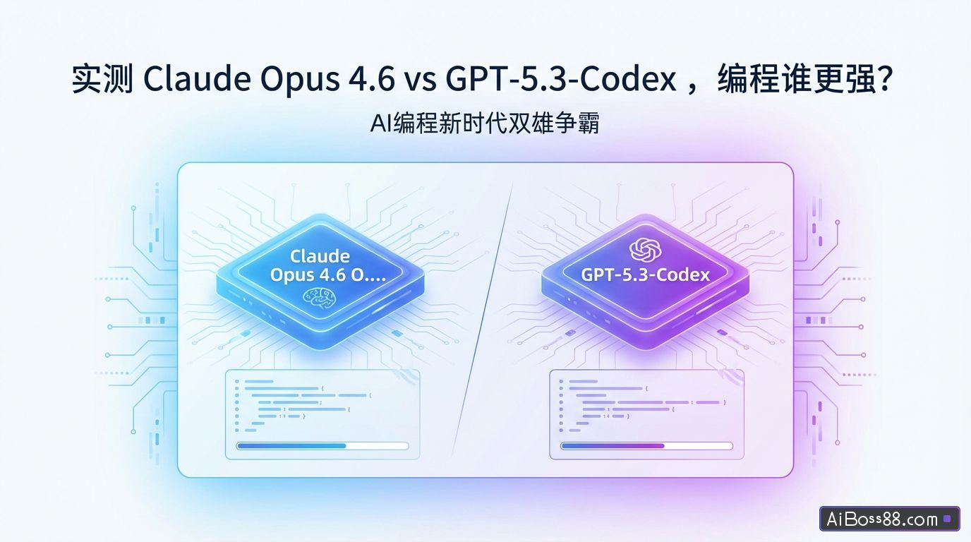 实测 Claude Opus 4.6 vs GPT-5.3-Codex ，编程谁更强？