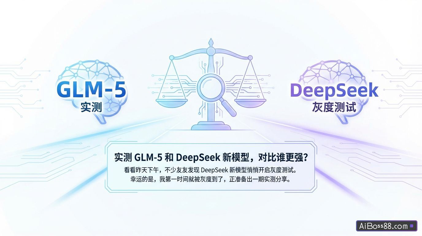 实测 GLM-5 和 DeepSeek 新模型，对比谁更强？