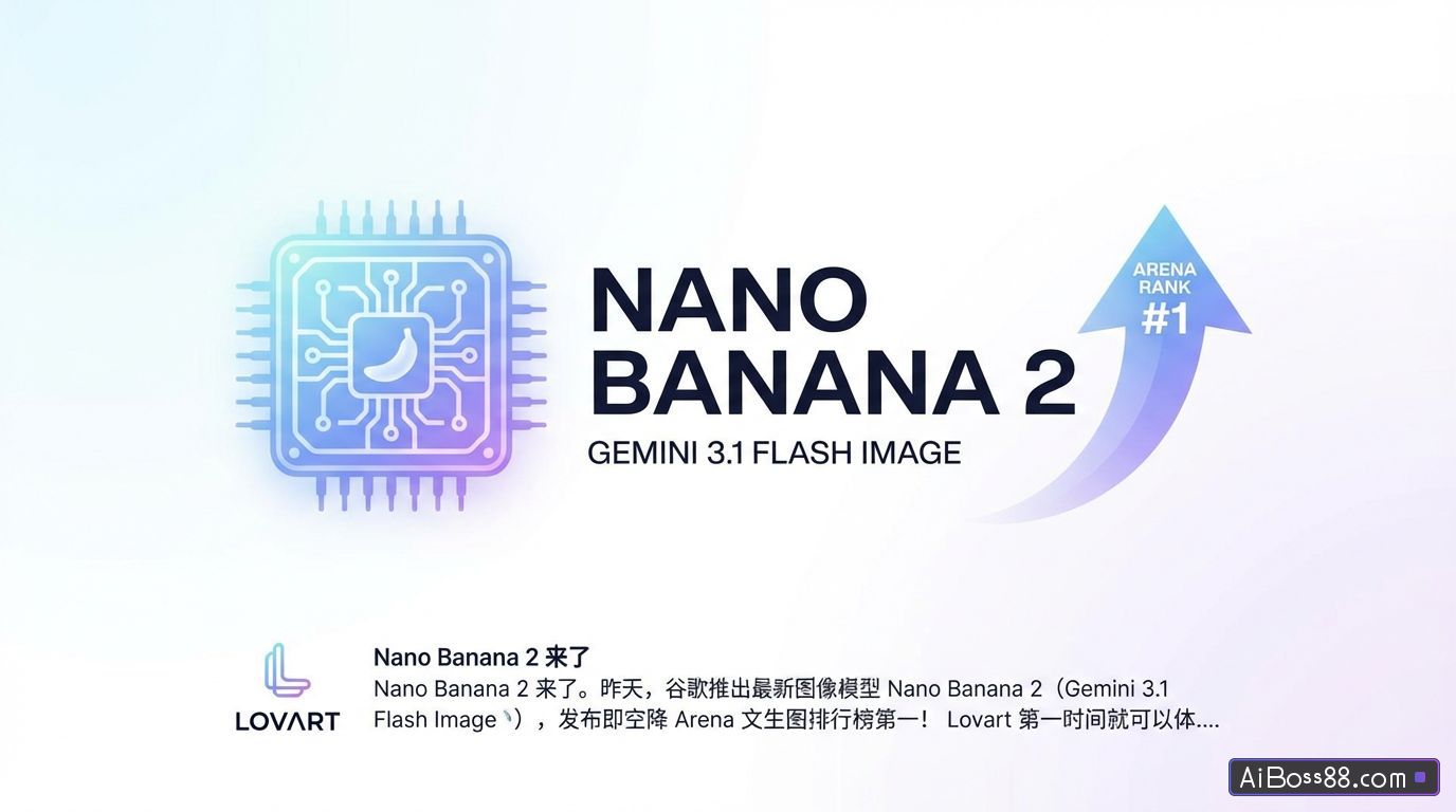 Nano Banana 2 实测 - 谷歌 Gemini 3.1 Flash Image 登顶 Arena 生图榜第一