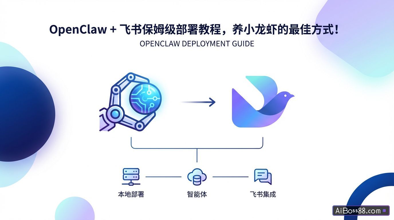 OpenClaw +飞书保姆级部署教程，养小龙虾的最佳方式！