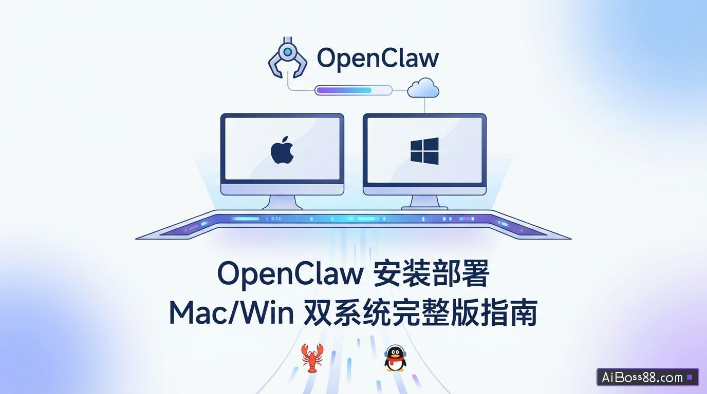 OpenClaw 安装部署 Mac/Win 双系统完整版指南，一文搞定