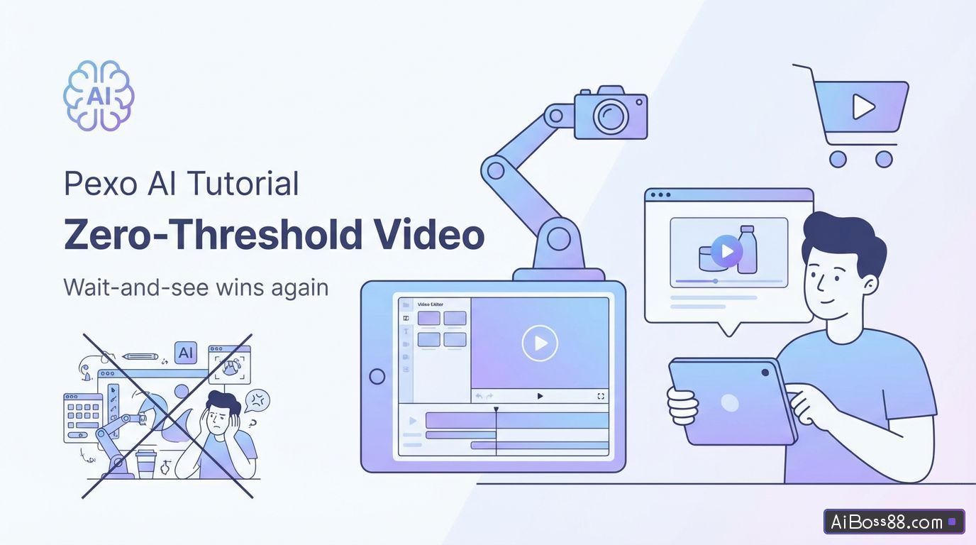 Pexo AI视频制作教程 - 零门槛生成UGC带货视频