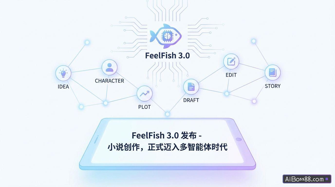 FeelFish 3.0 发布 - 小说创作，正式迈入多智能体时代