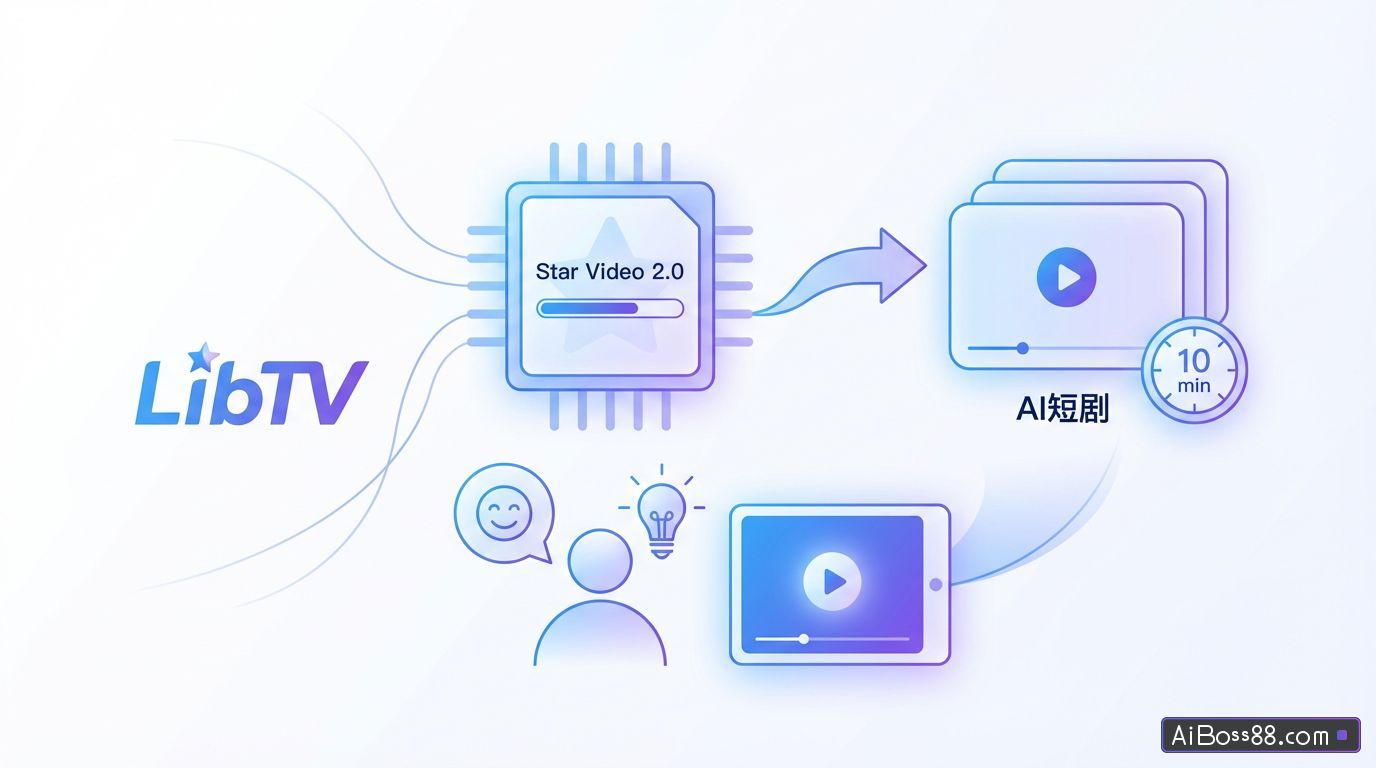 LibTV Star Video 2.0模型实测：10分钟生成高质量AI短剧