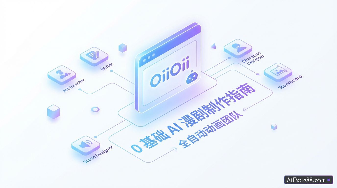 OiiOii 教程 - 0 基础 AI 漫剧制作指南，全自动动画团队
