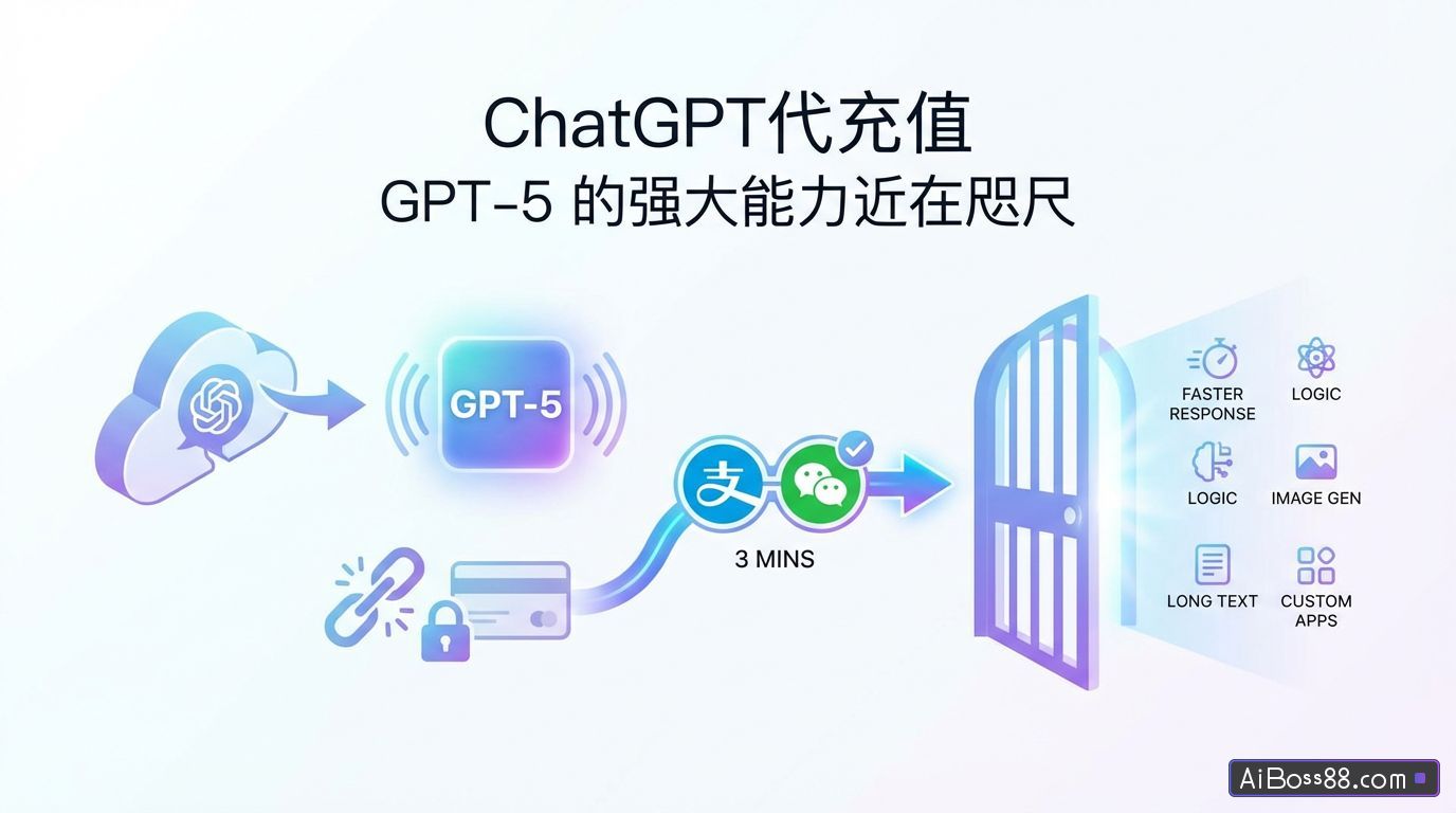 ChatGPT代充值 - 3分钟支付宝、微信开通会员，亲测有效！