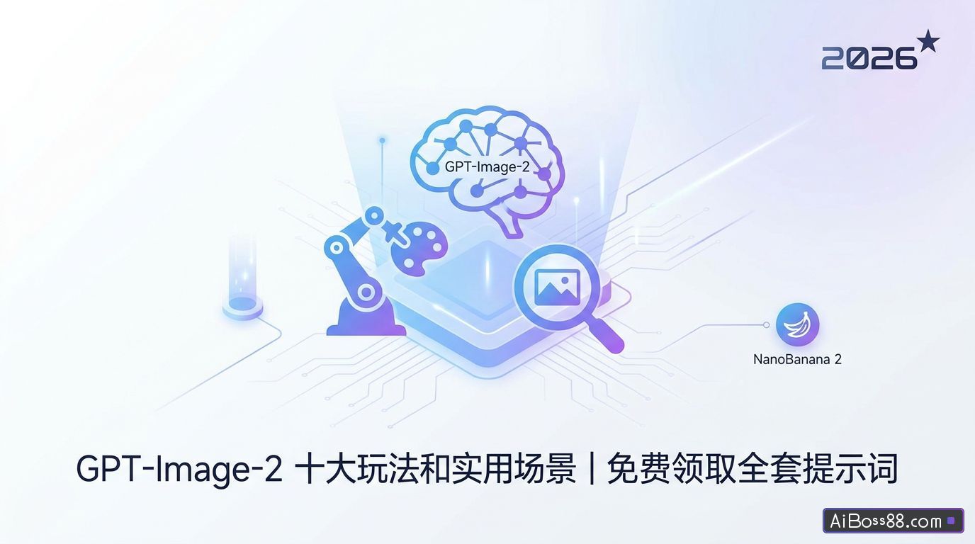 GPT-Image-2 十大玩法和实用场景，免费领取全套提示词