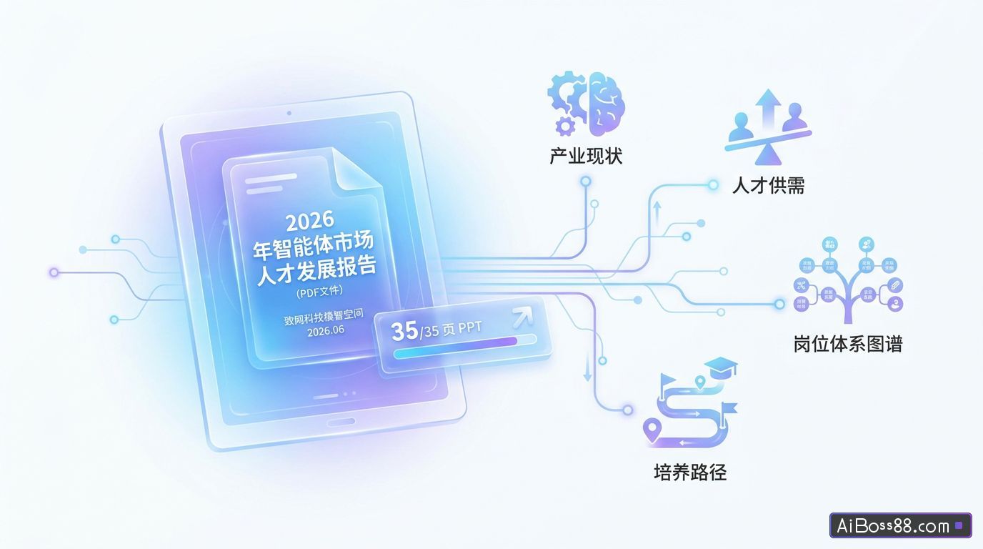 《2026 年智能体市场人才发展报告》（PDF文件）