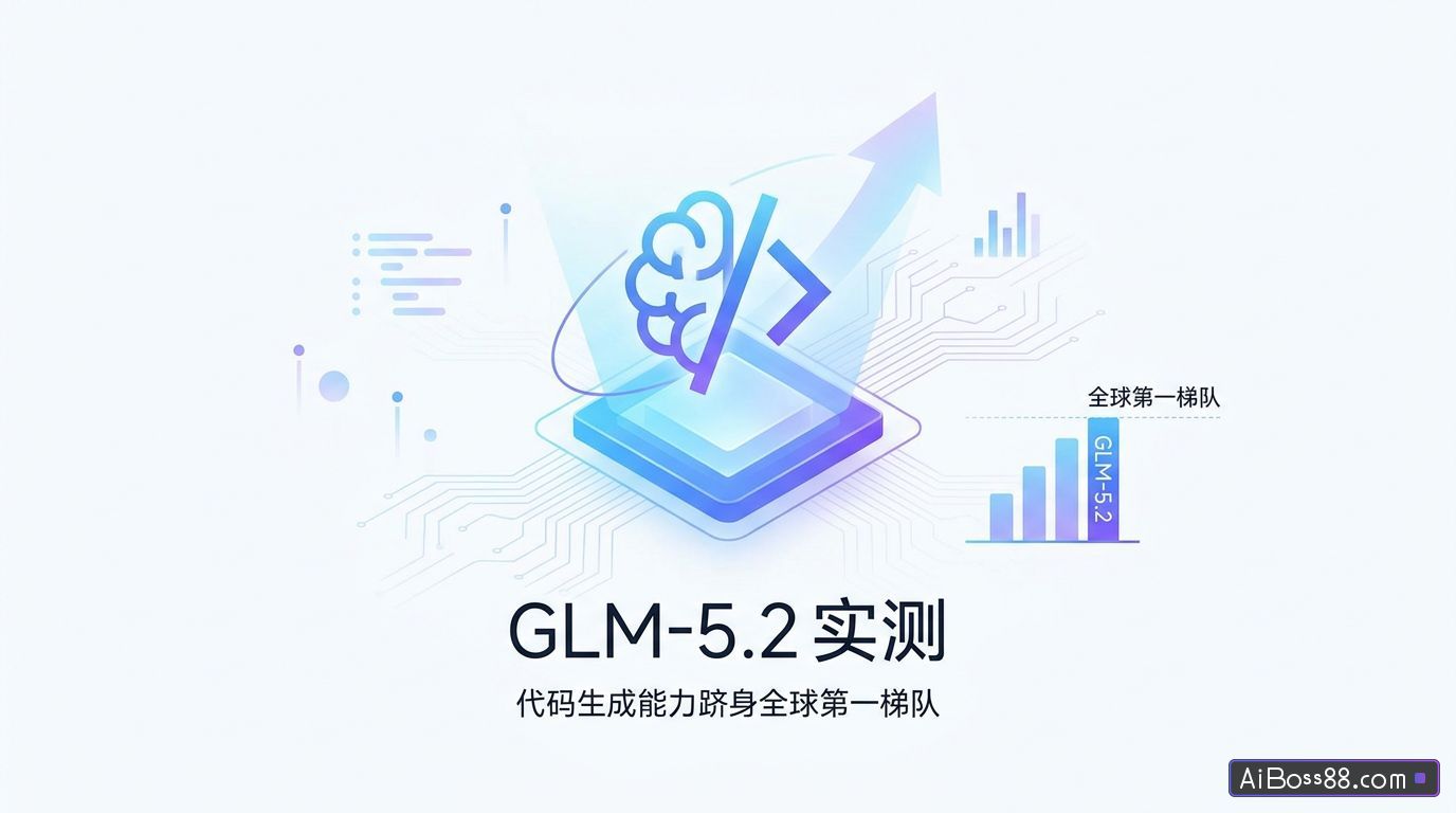 GLM-5.2 实测 - 代码生成能力跻身全球第一梯队
