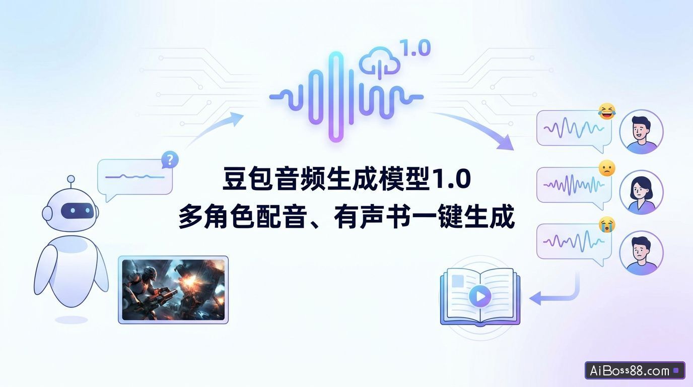 豆包音频生成模型1.0实测 - 多角色配音、有声书一键生成